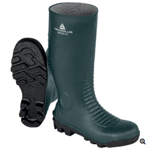 BOTTE DE SECURITE PVC S5 SRA P42 BRONZE2 S5 VERT-NOIR