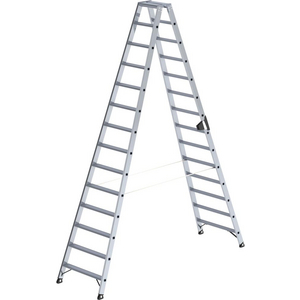 3210031175 Stufen-Stehleiter alu 2x14 Stufen
