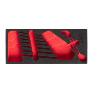MILWAUKEE LEGE FOAM INLAY RINGSLEUTELSET FOUR FLAT (9-DELIG)