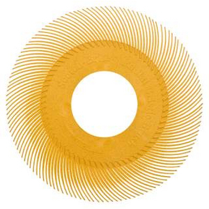 SPAZZOLE RADIALI A FILO ABRASIVO DIRITTO TIPO A -BB-ZB DIAMETRO 150MM GIALLO (40PZ) 7100138194