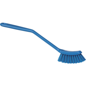 VIKAN AFWASBORSTEL SMAL MEDIUM GEEL 290MM 42876