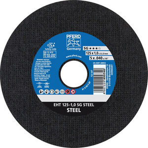 9817200115 Trennscheibe A60SSG 115x1,0mm gera. Pfer