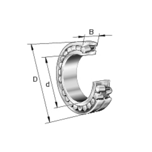 FAG 23048 E1/XL/C4 TONLAGER TWEERIJIG