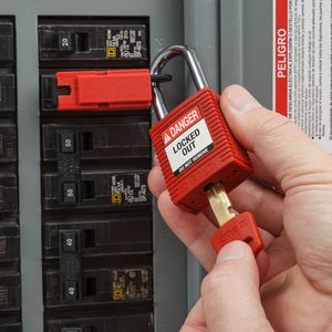 LUCCHETTO SAFEKEY â NYLON 150321 NYL-RED-38ST-KD