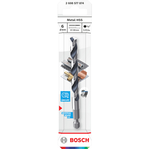 BOSCH METAALBOOR HSS POINTTEQ 6.0MM 2608577874