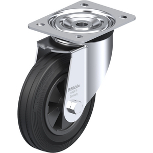 ROULETTE PIVOT. 135KG D.160MM AC BAND.CAOUT 40MM MOY LISSE