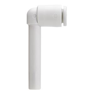 KQ2W*-99, One-touch Fitting White Color - Extended plug-in elbow