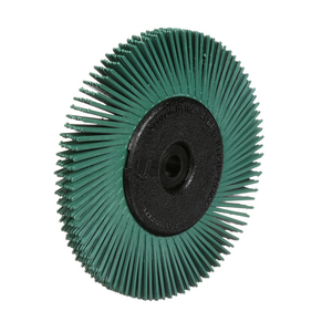 50 SPAZZOLE RADIALI A FILO ABRASIVO DIRITTO TIPO A -BB-ZB DIAMETRO 150MM VERDE 7100138347