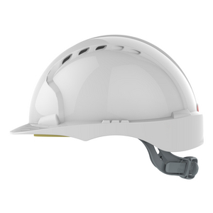 EVO2 SAFETY HELMET WITH SLIP RATCHET - WHITE - VENTED AJF030-000-100