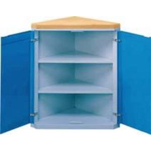 3110003520 Eckschrank90GB950xT675xH1020mmRAL703550122eingeschwsteBö