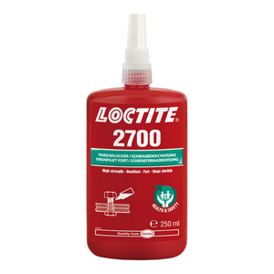 LOCTITE SCHROEFDRAADBORGING 2700 FLACON 250 ML