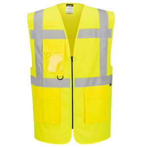 PORTWEST VEILIGHEIDSVEST ES476 HI-VIS GEEL MT L