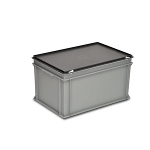 BAC AV/COUVERCLE RAKO GRIS 60L 600X400X340MM