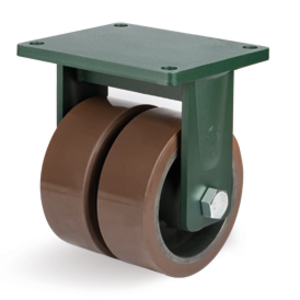 RUOTA 58GH 200X80 POLIURETANO TR-POWERHIGH NUCLEO GHISA SUPP. FISSO EEG EHD 588186