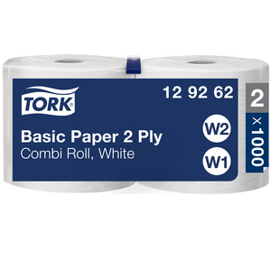 BOBINE TORK UNIVERSAL 320 BLANC 1000F 340MX23,5CM LOT 2
