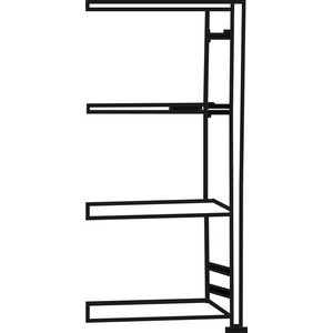 3210004340 Steckregal dop. AR 150 kg 2000x1000x2x400mm verz.