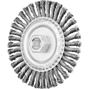 BROSSE PLATE RBG 115X06 M14 FIL ACIER 0,5 43302102