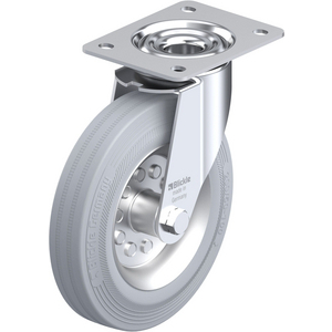 LE-VE 200R-SG Lenkrolle spurlos grau