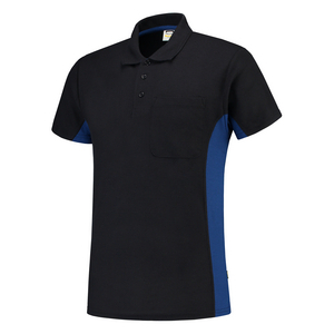 TRICORP POLOSHIRT BORSTZAK 202002 MARINE/ROYAL BLAUW MT 3XL