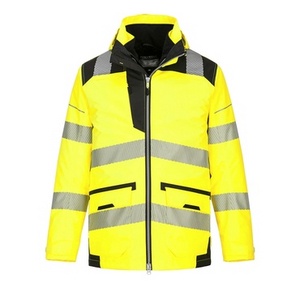 PORTWEST JACK 5-IN-1 PW367 HI-VIS GEEL/ZWART MT L