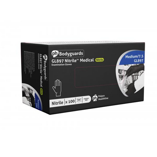 Nitrile Powder Free Examination Glove Polyco Healthline - ref. GL8973 -  RUBIX UK