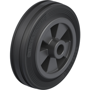 323592-RUOTA CON ANELLO IN GOMMA STANDARD, NUCLEO IN MATERIALE SINTETICO VPP 100/12G
