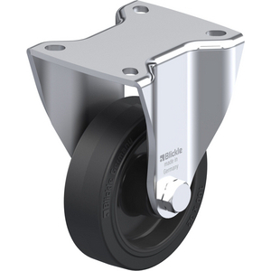 ROULETTE FIXE 170KG D.100MM AC BAND.POLYA 38MM MOY ROULEAUX