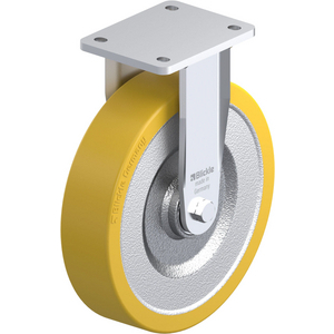 Roulette pivotante en tôle d’acier avec platine à visser, roue fortes ...