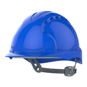 CASCO DI SICUREZZA EVO 2-CRICCHETTO ANTISCIVOLO-VENTILATO BLU AJF030-000-500