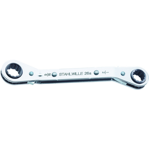 STAHLWILLE RINGRATELSLEUTEL GEBOGEN 26A - 3/8 X 7/16