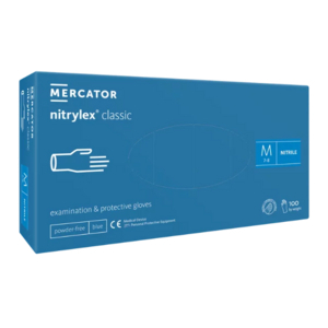 GUANTO NITRYLE BLUE ESAMINAZIONE CONFEZIONE 100PZ SENZA POLVERE TG. XL RD30019005 # XL
