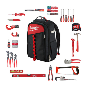 MILWAUKEE LOODGIETERSET PACKOUT LOW PROFILE RUGZAK (38DLG)