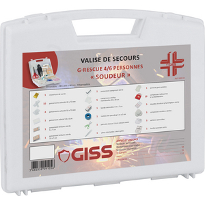 VALISE DE SECOURS SOUDEUR 4/6 PERSONNES