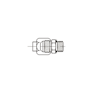 STRAIGHT END UNION WITH MALE BSPP THREAD+O-RING+RETAILER S230-25-26G