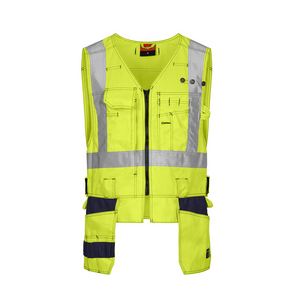 TRANEMO GEREEDSCHAPSVEST STR. HI-VIS 436044 GEEL/MAR MT 4XL