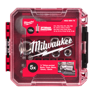 MILWAUKEE RATELSET 1/4 COMPACT IN PACKOUT READY BOX (25DLG)