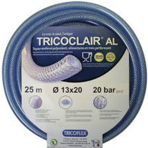 TUYAU BP9 TRICOCLAIR AL PVC TRANSP ABCD1 50X64 UE25