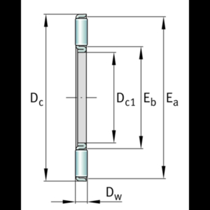 CAGE A AIGUILLES AXK 4565 A QMC 1 0-10 INA