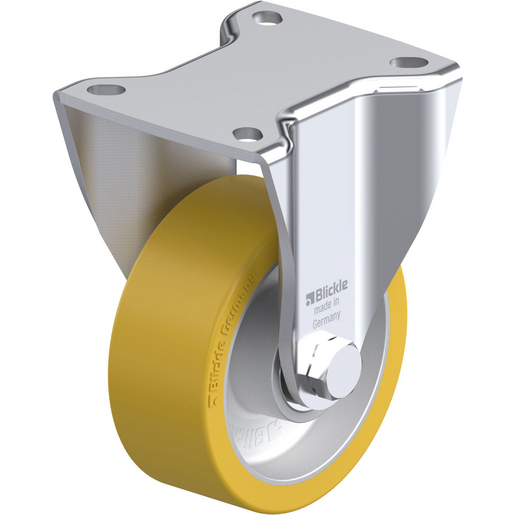Roulette Pour Transpalette En Polyuréthane - 82x100 Mm, Alésage 20 Mm, Résiste -30°C à 80°C - 5