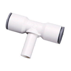 6A88 - PLUG-IN EQUAL/UNEQUAL INCH TEE-PLASTIC TAILPIEC