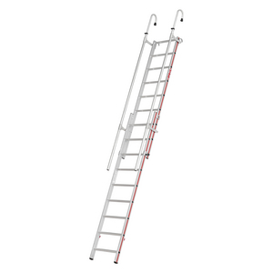 ECHELLE COULISSE A MAIN 2X9 AVEC CROCHETS 60MM