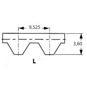 MANCHON DENTE 124 L ZR - AU MM