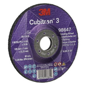 98647 125,0MM X 7,0MM Schruppscheibe Cubitron3 T27 36+
