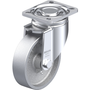 ROULETTE PIVOT. 450KG D.125MM AC FONTE 35MM MOY LISSE