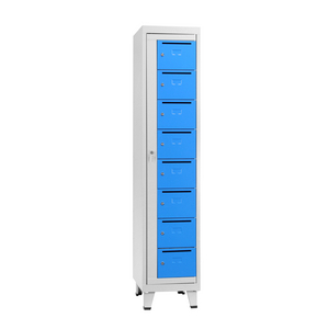 DISTIBUTEUR LINGE G/B 40X50X180 CORPS RAL 7035/PORTES RAL 5015