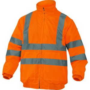 BLOUSON RENOHV ORANGE FLUO TM POLYESTER OXFORD HV ENDUIT PU