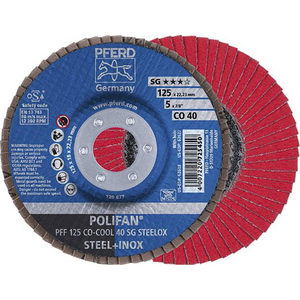 9855760040 Fächerschleifsch. gerade 125mm CO40 SGP-