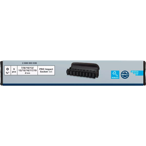 BOSCH KRACHTDOPPENSET 3/8 STANDAARD (SET=9ST) 2608003036