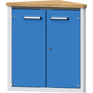 3110003520 Eckschrank90GB950xT675xH1020mmRAL703550122eingeschwsteBö