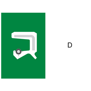 14I734K7-ANELLO DI TENUTA AS 25X52X8 NBR75